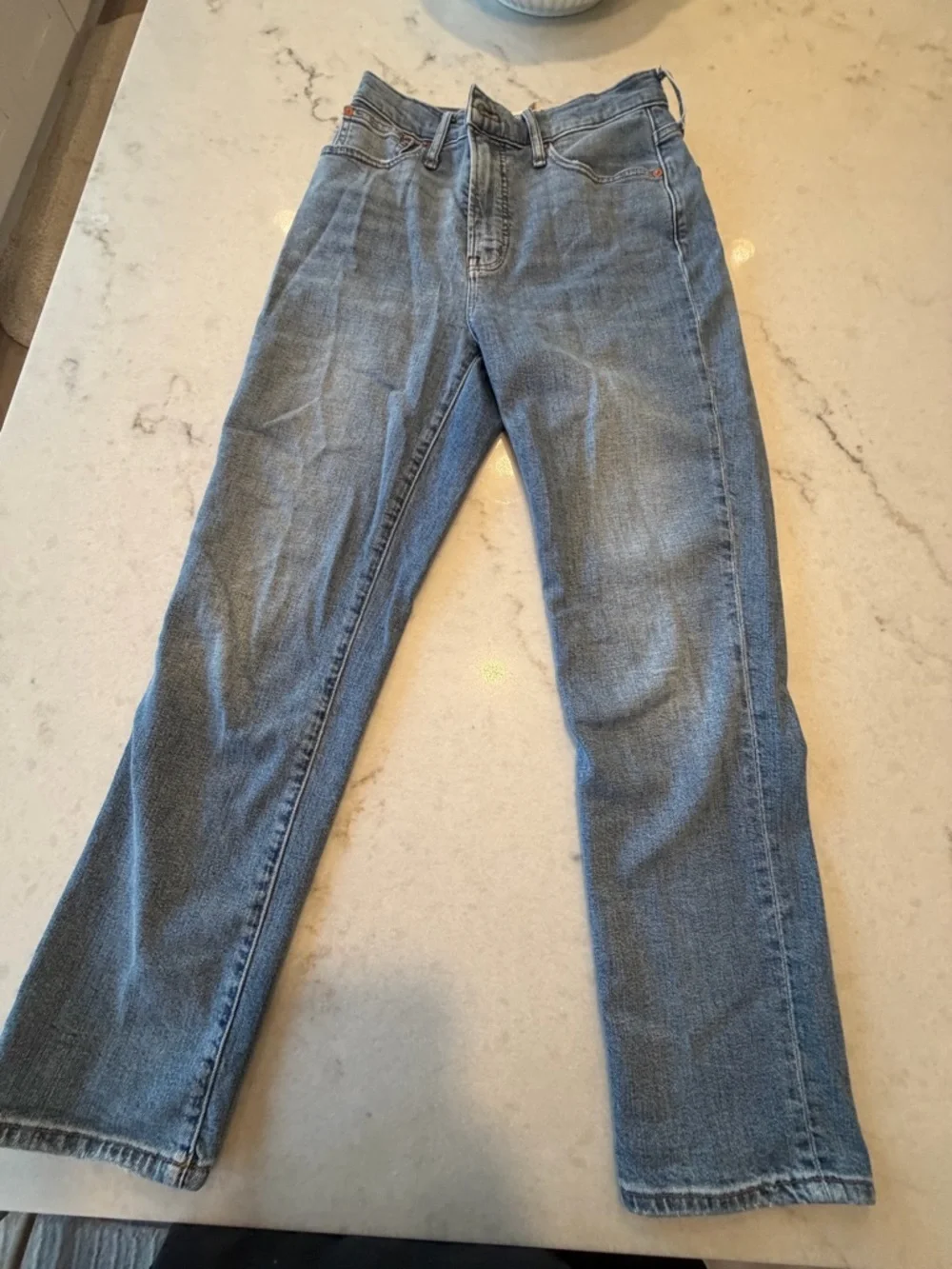 MADEWELL Light Wash Straight-Leg Women’s Jeans - Light Blue! 26 - Picture 6 of 6